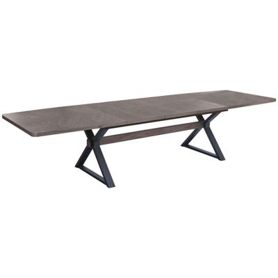 Eettafel Home ESPRIT Bruin Zwart Metaal Hout MDF 200 X 97 X 75 CM