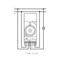 Finder 12.01.8.230.0000 Schakelklok voor DIN-rails 12.01.8.230.0000 230 V/AC Dagprogramma, Motoraandrijving - thumbnail