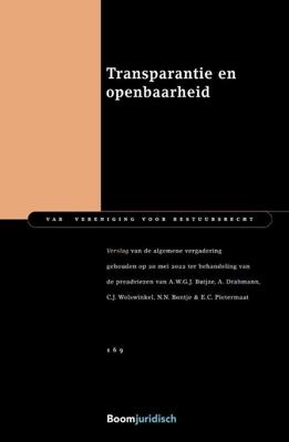 Transparantie en openbaarheid (Paperback)