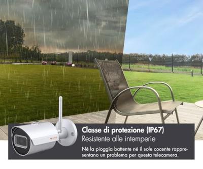 Lupus LE202 4MP WLAN IP-camera voor buiten, SD-slot, 90°, nachtzicht, persoonlijke identificatie, iOS en Android app, geïntegreerd in het Lupus Smarthome alarminstallatie, incl. beheerssoftware