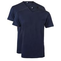 Alan Red T-Shirt Vermont Navy Blue (Two Pack) - thumbnail