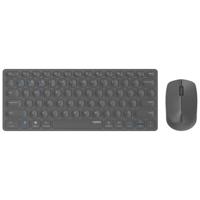 Rapoo 9600M Draadloze multimode Blade Combo Set, QWERTY US Toetsenbord Grijs - thumbnail