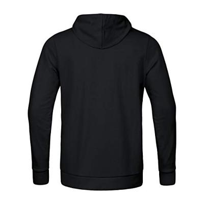 JAKO 6865K Jas Met Kap Base Kids - Zwart - 164