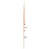 Hoofdbord 135 cm massief grenenhout - thumbnail