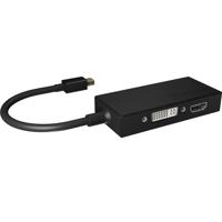 ICY BOX Monitor Adapter [1x Mini-DisplayPort stekker - 1x DVI, VGA-bus, HDMI-bus] IB-AC1032, Mini DisplayPort™ zu DVI/HDMI/VGA Adapter - thumbnail