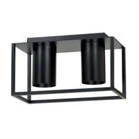 Emibig Plafondlamp Tiper 2 lichts zwart - thumbnail