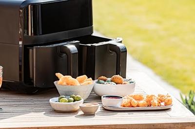 Fritel Snacktastic 8180 Duo - Airfryer 2x4,5l