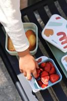 Set van 3 snackboxen Playful Beaba sinaasappel - thumbnail