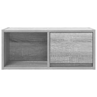 Tv-meubelen 2 st 60x31x25,5 cm bewerkt hout grijs sonoma eiken - thumbnail