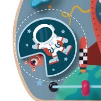 Classic World houten activiteitenbord raket - thumbnail