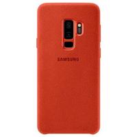 Galaxy S9+ Alcantara Cover rood EF-XG965AREGWW - thumbnail