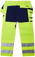 Blåkläder Werkbroek met stretch High-Vis 15521811 | High-Vis Geel/Marineblauw | Maat 58 - 7330509546161 - thumbnail