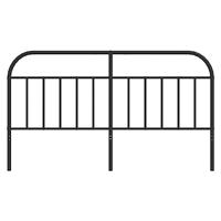 Hoofdbord metaal zwart 180 cm - thumbnail