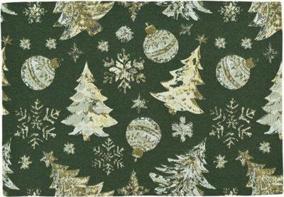 Sander Sander placemat Crystal Tree 35x50 Fb. 02 - Groen