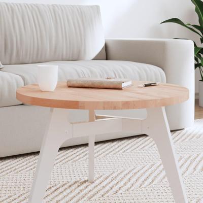 Tafelblad rond 60x2,5 cm massief beukenhout