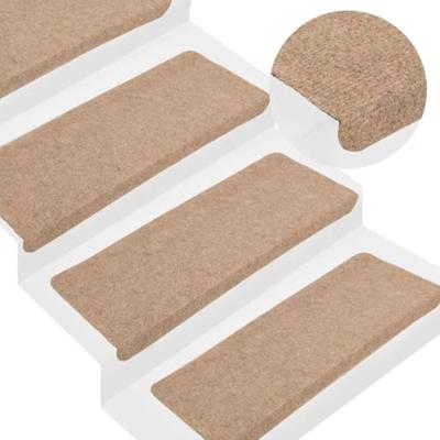Trapmatten zelfklevend 30 st 65x24,5x3,5 cm beige