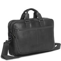The Chesterfield Brand Seth - Leren Laptoptas - Zwart - thumbnail