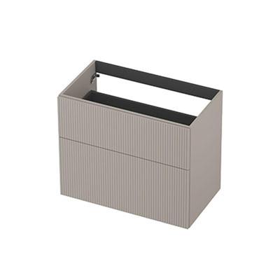 INK - Onderkast 2L A-sym Gelakt Gefr. Front - 800x450x650 Mm - Kasjmier Grijs