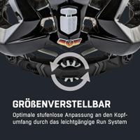 Olympic Sportswear Alpina sports tour helm valparola 51-56 wit/zwart - thumbnail