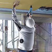 Makita dfj213zl - geventileerde werkjas l - zonder accu's, lader - thumbnail