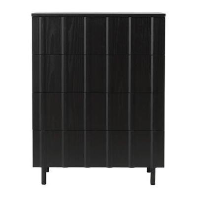 Normann Copenhagen Rib Ladekast - Eiken - Zwart