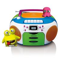 Lenco Draagbare radio met CD en cassette Kids Multi Colour - SCD-971 - thumbnail