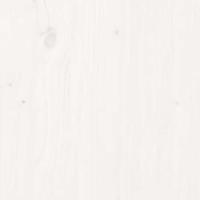 Hoekbanken 2 st met kussens massief grenenhout wit - thumbnail