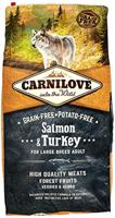 CARNILOVE SALMON / TURKEY ADULT LARGE BREED - thumbnail