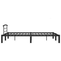 Bedframe metaal zwart 120x200 cm - thumbnail