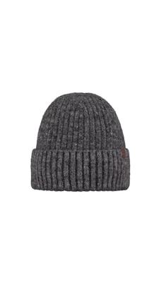 Barts Wyon Beanie Muts Heren Dark Heather one size