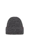 Barts Wyon Beanie Muts Heren Dark Heather one size - thumbnail