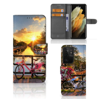 Samsung Galaxy S21 Ultra | Flip Cover | Amsterdamse Grachten - thumbnail