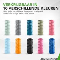 Tunturi Yoga Grid Foam Roller 33 cm | Ø 13 cm | licht blauw - thumbnail