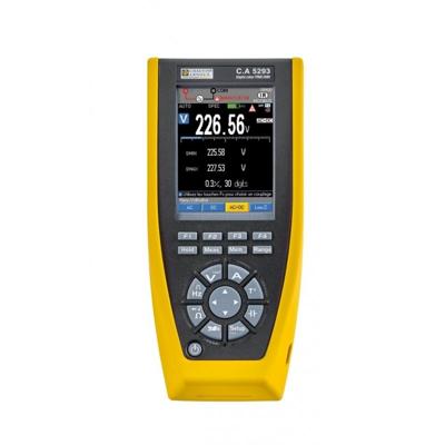 Chauvin Arnoux C.A 5293 Multimeter Digitaal Datalogger, Grafisch display CAT III 1000 V, CAT IV 600 V Weergave (counts): 100000 Chauvin Arnoux C.A 5293 Multimeter Digitaal Datalogger, Grafisch display CAT III 1000 V, CAT IV 600 V Weergave (counts): 100000