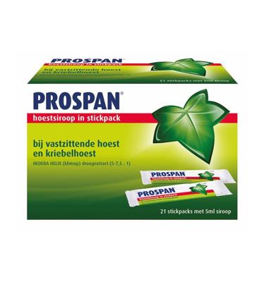 Prospan Hoestsiroop Sticks - bij vastzittende hoest en kriebelhoest