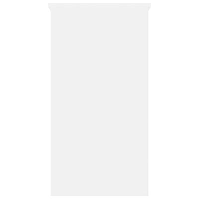 Bureau 80x40x75 cm bewerkt hout wit Bureau 80x40x75 cm bewerkt hout wit
