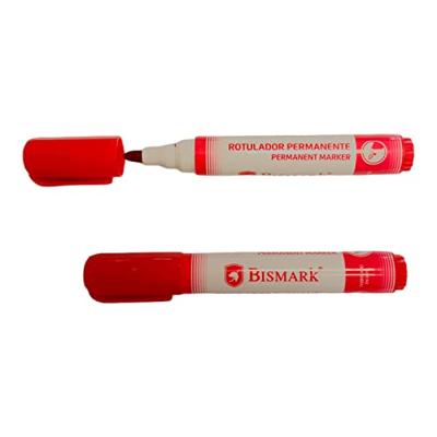 Permanente markeerstift Bismark Rood 1,5 mm (12 Stuks)