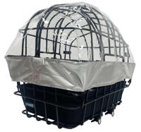 Pieper Regenhoes around voor dierenfietsmand luna xl - thumbnail