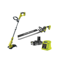 Ryobi RY18LT18HTA-120 | ONE+ 18V Accu Heggenschaar en 30cm Grastrimmer combokit | incl. 1x 2.0Ah accu 5133005619 - thumbnail