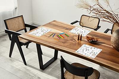 Folat BV inkleurbare placemats wilde dieren 6st.