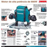 Makita RP0900 Bovenfrees in doos | 900w - RP0900 - thumbnail