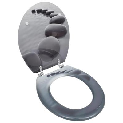 VidaXL Toiletbril stenen mdf VidaXL Toiletbril stenen mdf