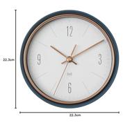 TFA Dostmann 60.3547.20 Wandklok Zendergestuurd 22.3 cm x 7 cm Petrol, Groen - thumbnail