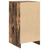 Dressoir met lade Gerookt eiken 40 x 40,5 x 75 cm Bewerkt hout - thumbnail