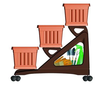 Bama orto di kit plantenbakken 80x74x73 cm groen