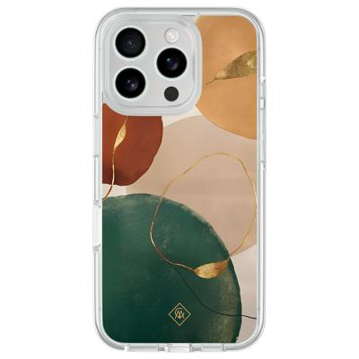 iPhone 16 Pro Max hybride hoesje - Earthy Luxe