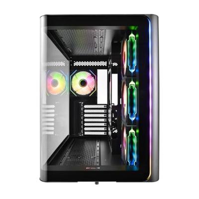 FSP Fortron POC0000254 Midi-tower Gaming-behuizing Zwart Zijvenster FSP Fortron POC0000254 Midi-tower Gaming-behuizing Zwart Zijvenster