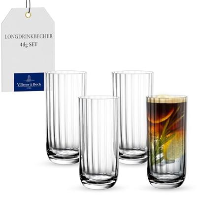 Villeroy & Boch Rose Garden Longdrink glazen 4 stuks