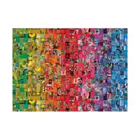 Clementoni legpuzzel collage colorboom, 1000st. - thumbnail
