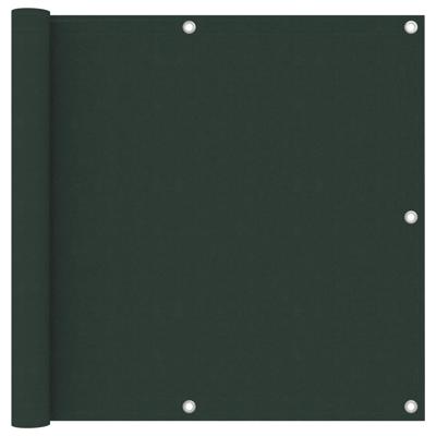 Balkonscherm 90x300 cm oxford stof donkergroen